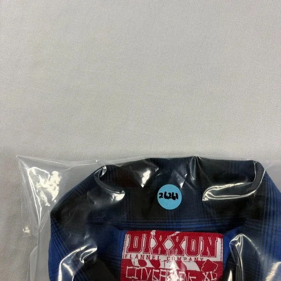 Dixxon Flannel Co Shirt Men XL Blue Plaid Pearl Snap Up City Gardens Bamboo Camp - Picture 11 of 11